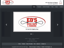 Tablet Screenshot of edswirerope.net